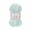 Příze Baby best batik 6659 zeleno-bílý melír
