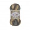 Příze Diva batik 3307 khaki melír