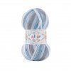 Příze Baby best batik 7540 modro-šedo-bílý melír
