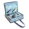 Taška na pletení Prym All-in-one - modro-bílá Birds