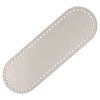 ideal dno na kabelku z ekokoze 10 x 30 cm strieborna id49789