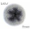 Whirl Sheepjes 751 šedo-černý melír