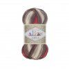 Příze Diva batik 4574 červeno-béžovo-hnědá