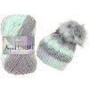 Nepál ombre 7413 mint-šedá