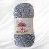 Příze Halley - 78038 šedomodrá s modro-zeleno-žlutou