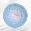 Barevné klubíčko Rosie Harmony 1500m/3N - Sněhová vločka stříbrný lurex