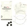 knitpro petite transparent ss fixed lanka na ihlice 50cm