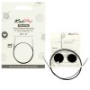 knitpro thin flex otocne cierne lanka na ihlice 80cm