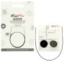 knitpro thin flex otocne cierne lanka na ihlice 40cm