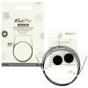 knitpro thin flex otocne cierne lanka na ihlice 120cm