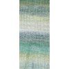 Příze  Mohair Delicate Colorflow 28086 zelené odstíny